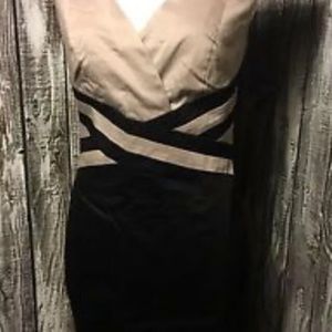 Venus Black and Tan XS above knew dress
